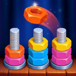 أيقونة Nuts Spinner - Nut Sort Puzzle
